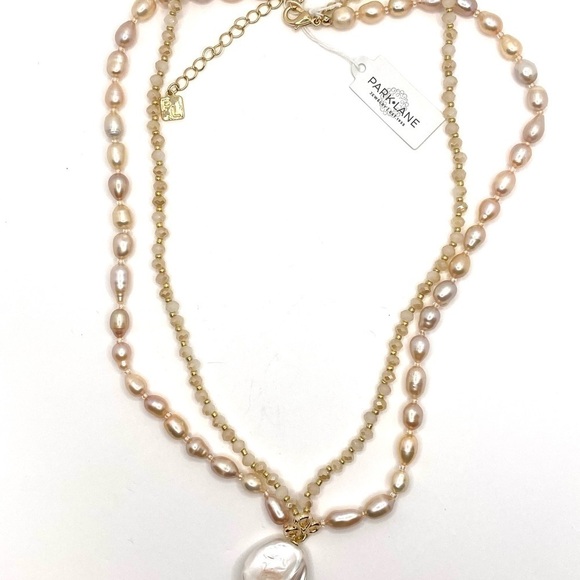 Park Lane Luna Necklace Freshwater Pearls Two Strands 18”+3” - Picture 7 of 10